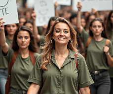Group of protesters